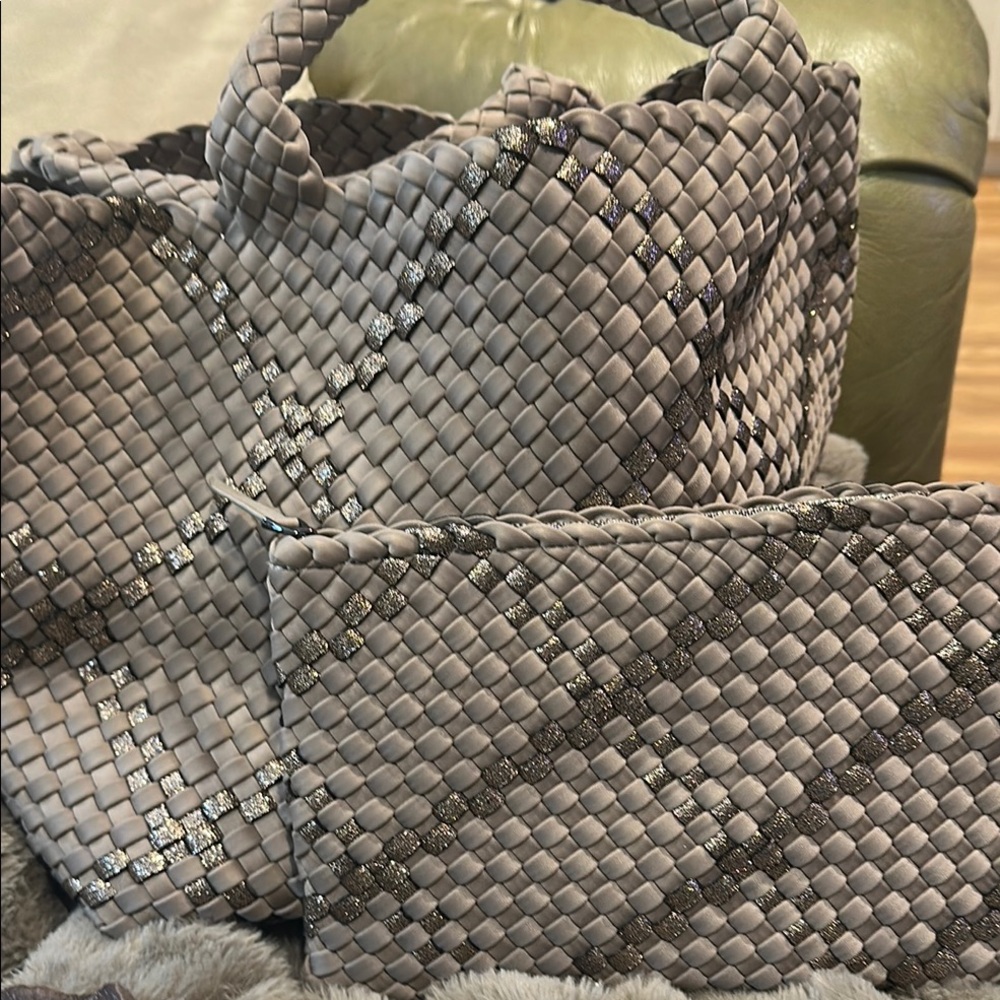 Naghedi small tote with small bag and dust bag